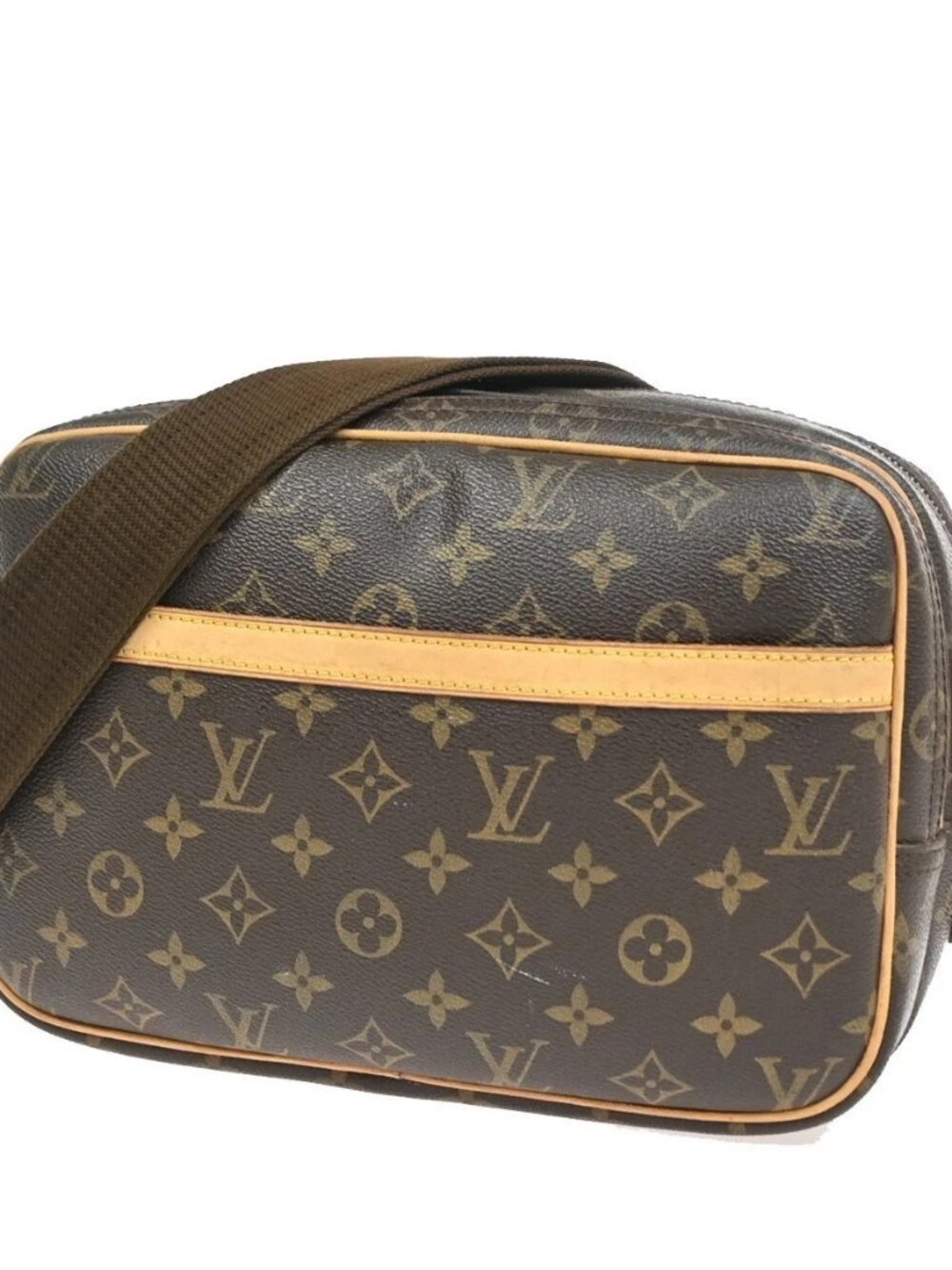 LOUIS VUITTON Reporter PM Crossbody Shoulder Bag Monogram Leather M45254 70KD606